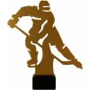 Trofej Hokej: Kovová figúrka na podstavci - 21cm