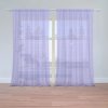 Sablio Záclony Štvorcový vzor fialovej: 2ks 150x250cm