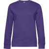 B&C Mikina B&C QUEEN Crew Neck, dámská COT01W01Qu3804-radiant pur XL Purpurová radiant