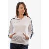 FELPA CON CAPPUCCIO TERRY BAND BIANCO Tg. L
