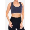 Športová podprsenka Icebreaker Merino Blend 260 ZoneKnit Seamless Active Bra - graphite