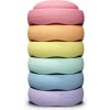 Stapelstein Super Confetti Rainbow Set pastel