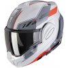 Helma na motorku SCORPION EXO-TECH EVO SOCIUS šedo/červená Veľkosť: XL