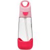b.box Fľaša na pitie so slamkou 600 ml - flamingo fizz EUR