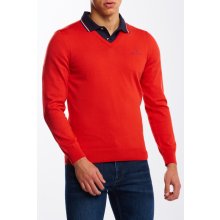 Gant Stretch Cotton Contrast V-neck sveter