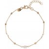 Alisia Pozlátený náramok s korálkami mesačného kameňa AL4099.01.052