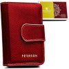 Dámska kožená peňaženka Peterson v bordovej farbe 12,5 x 8,5 x 3 cm