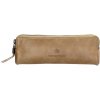 Kožený dámsky peračník / kozmetička Micmacbags - taupe