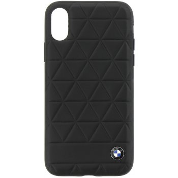 Púzdro BMW Hexagon Leather Hard Case iPhone X čierne
