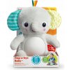 Bright Starts hračka plyšová hudobná svietiaca Hug a bye Baby sloník