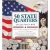 50 State Commemorative Quarters Collector's Map