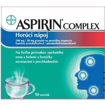 Aspirin Complex Horúci nápoj gru.por.10 x 500 mg/30 mg