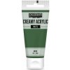 Akrylová farba krémová, matná, zelená, 60 ml