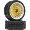 HPI BBS RS disky Stříbrné/Zlaté 26 mm 6 mm Offset 2 ks