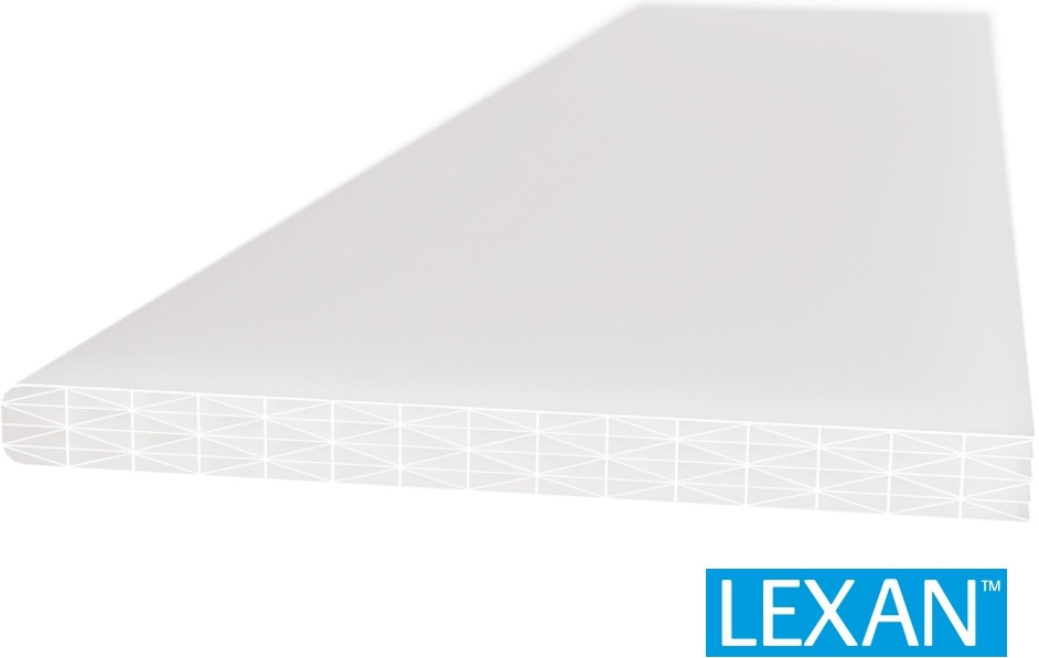 Lexan komorová 25 mm 9X 2UV 3500 x 1045 mm opál 1 ks