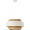 Belis Závesné svietidlo BOHO na lanku 1xE27/60W/230V priemer 40 cm krémová/juta H0162 + záruka 3 roky zadarmo