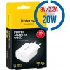 INTENSO W20C, 1x USB C, Nabíjačka, 20W, biela