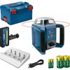 Bosch Rotačný laser GRL 400 H + LR 45, L-Boxx, nabíjateľné batérie 0601061805