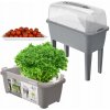 Prosperplast RESPANA PLANTER Set truhlík s vekom 77 cm sivý kameň DREP770