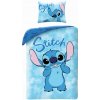 Súprava posteľnej bielizne Halantex Lilo a Stitch modrá 140x200 cm