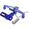 Univerzálny CNC športový držiak ŠPZ na motorku, modrý