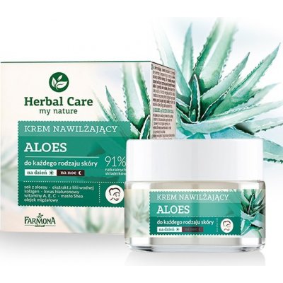 Farmona Herbal Care Aloes denný/nočný vyhladzujúci hydratačný krém 50 ml