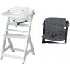 Safety 1st Detská jedálenská stolička Toto, biela + Vankúš na detskú stoličku Toto, antracitová (800005838)