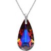 For You prívesok Swarovski elements slzy modročervený VOLCANO 1529
