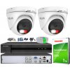 Hilook by Hikvision Monitorovací súprava TurboHD, 2 vonkajšie kamery Hybrid Light 2Mpx, Záznamník 4ch - HiLook od Hikvision