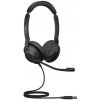 Jabra Evolve2 30 SE Slúchadlá s mikrofónom Kábel Pres hlavu Kancelária / call centrum USB Typ-A Čierna