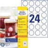 Avery-Zweckform 5080 Ø 40 mm papier biela 1 sada premiestniteľné univerzálne etikety; 5080
