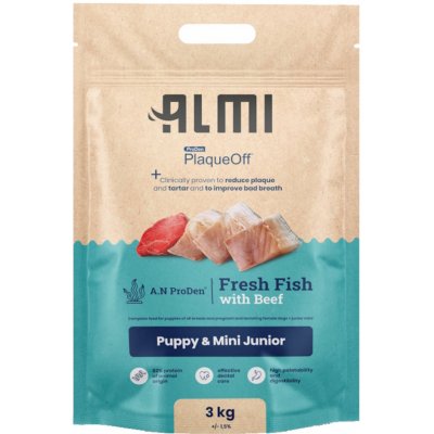 ALMI Puppy & Mini Junior granule pre šteňatá 1 ks, Hmotnosť balenia (g): 3 kg