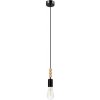 Lamkur Luster na lanku SIMON 1xE27/60W/230V čierna/buk LA37349 + záruka 3 roky zadarmo + záruka 3 roky zadarmo