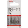 Skrutkovací bit Bosch Extra Hart PH1, L 25 mm, 3 ks - 2607001508
