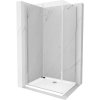Mexen Lima sprchovací kút 110x90cm, 6mm sklo, chrómový profil - číre sklo + Slim sprchová vanička - 856-110-090-00-00-4010