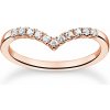 Thomas Sabo Ladies Ring TR2394-416-14-54 V-shape size 54