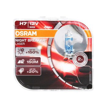 Osram Night Breaker Laser H7 PX26d 12V 55W 64210NL-HCB 2 ks