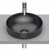 Roca Inspira umývadlo 37x37 cm okrúhly vstavané umývadlo sivá/kamenná A32752R640