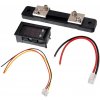 Modul voltmetra 0-100V, ampérmeter 50A + bočník