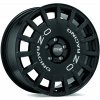 Alu disk OZ-RACING Šport RALLY RACING 8x17, 5x100, 68, ET35 GLOSS BLACK + SILVER LETTERING