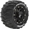Louise RC MT-CYCLONE SOFT 1/10 0 offset 12mm hex Black Bead-Lock Rims L-T3310SB