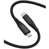 EKO KÁBEL Silikon USB-C/Lightning 1,2 M 60W Čierna