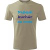 Kaki tričko najlepší kuchár na svete - darček pre kuchárov L