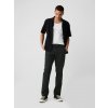 Nohavice modern khaki in straight fit GapFlex Čierna 30X32 Čierna Čierna