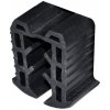 Gumené tesnenie pre nerezové madlo (42,4x1.5mm /24x24mm) EB1-HM42, pre sklo 8.00-11,0mm (cena za 1 bm)