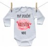 Boodyy Body s dlhým rukávom Prvý spoločný Valentín 92 (18-24 mesiacov)
