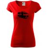 Hasičské auto Hasiči - Dámske tričko Pure - XL ( Červená )