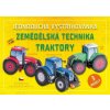 Jednoduchá vystřihovánka Zemědělská technika Traktory