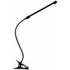 APT ZD20A LED stolná lampička s klipom čierna