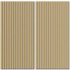 Denpanels Akustický panel WOOD Dub prírodný MDF sivá plsť 119,8 x 60 x 2 cm